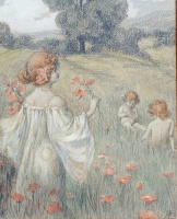 Helbing, Ferenc: Lady with flowers