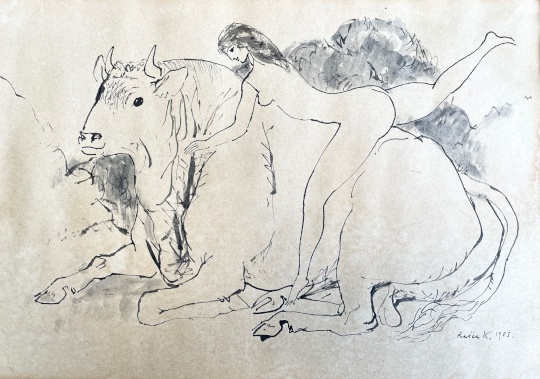 Reich Károly: Nő bikával
