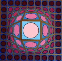 Vasarely, Victor: Vega Zett IV