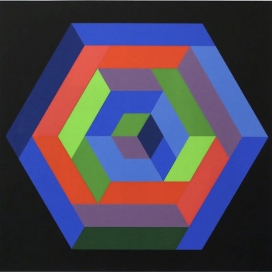 Victor Vasarely: Hommage á hexagon