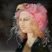 Szász, Endre: Dame in einem Vogelhut