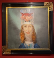 Szász, Endre: Lady with owl