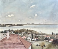 Basilides, Barna: Balatonalmádi with the Old mountain