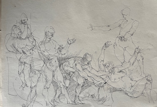 Duschanek, János: Nude study