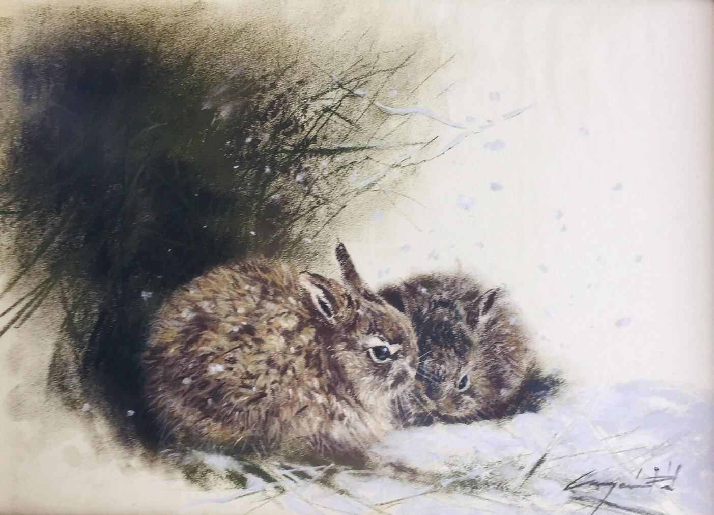 Csergezán, Pál: Two rabbits