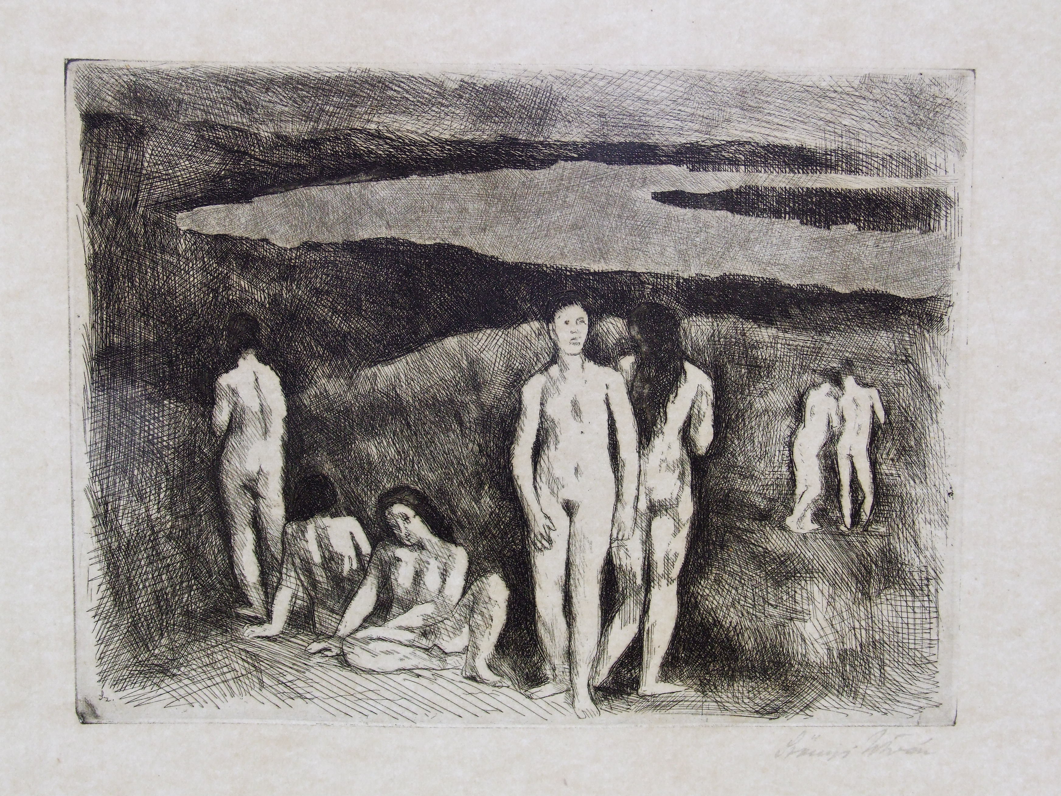 Szőnyi, István: Nudes on the riverside