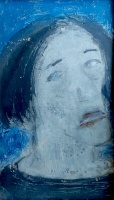 Gábor, Marianne: Blue portrait