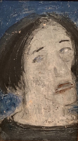 Gábor, Marianne: Blue portrait