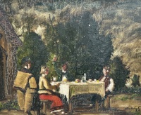 Rudnay, Gyula: Abendessen