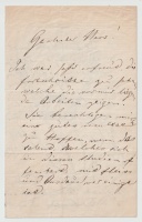 Munkácsy, Mihály: Autograph Letter with Self-Portrait