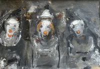 Gábor, Marianne: Three clowns