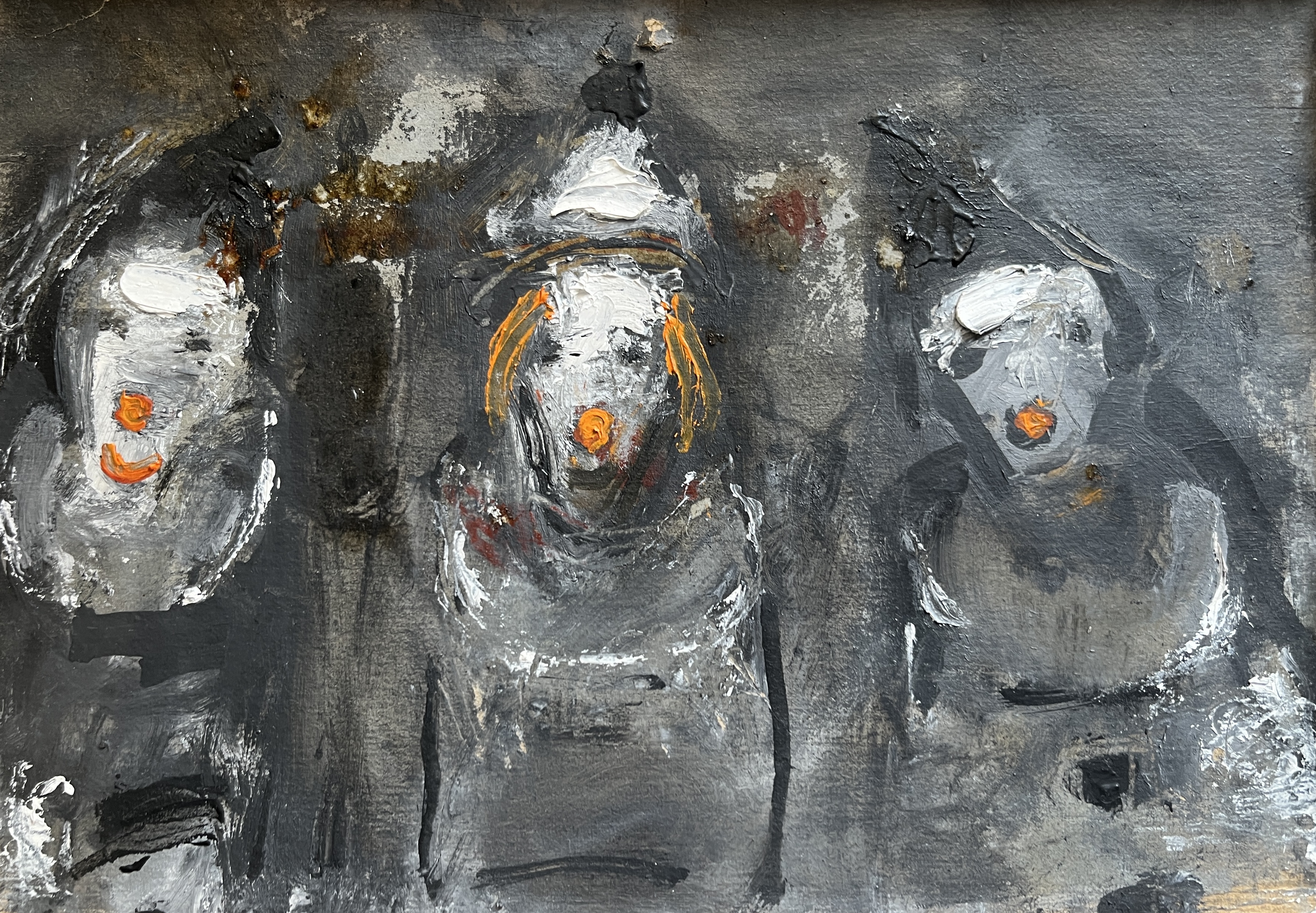 Gábor, Marianne: Three clowns