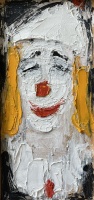 Gábor, Marianne: Clown mit orangenfarbenem Haar