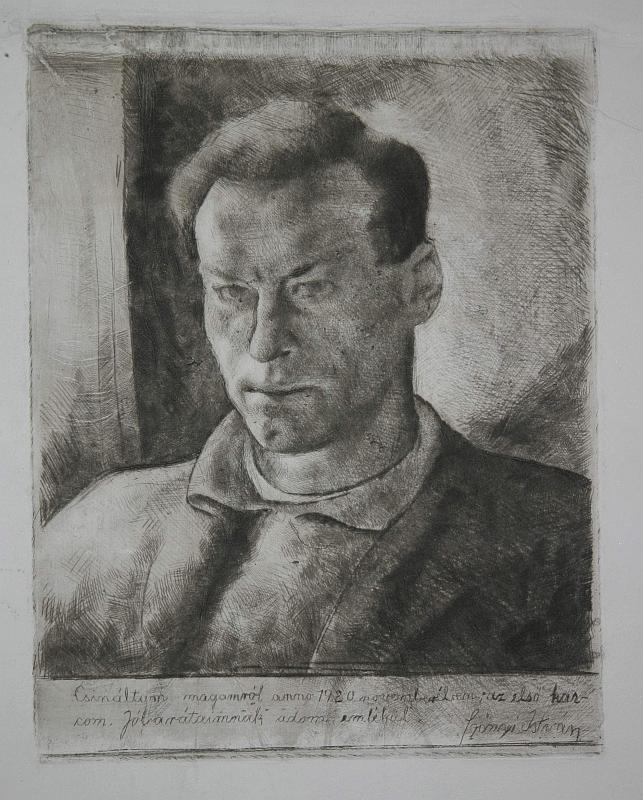 Szőnyi, István: Selbstportrait