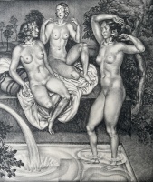 József, Divéki: Tree women at the well