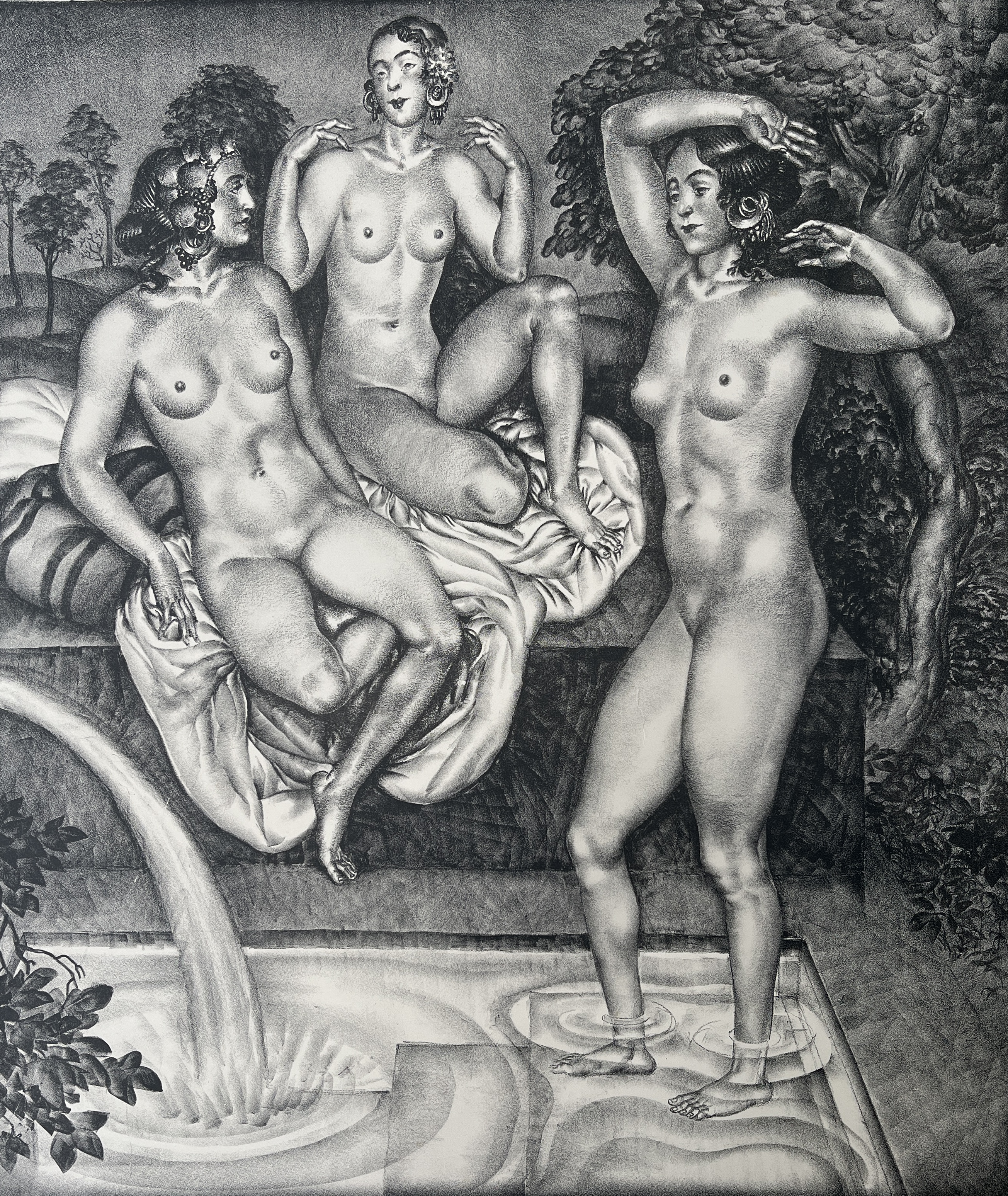 József, Divéki: Tree women at the well