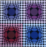 Vasarely, Victor: Stri-Arct II