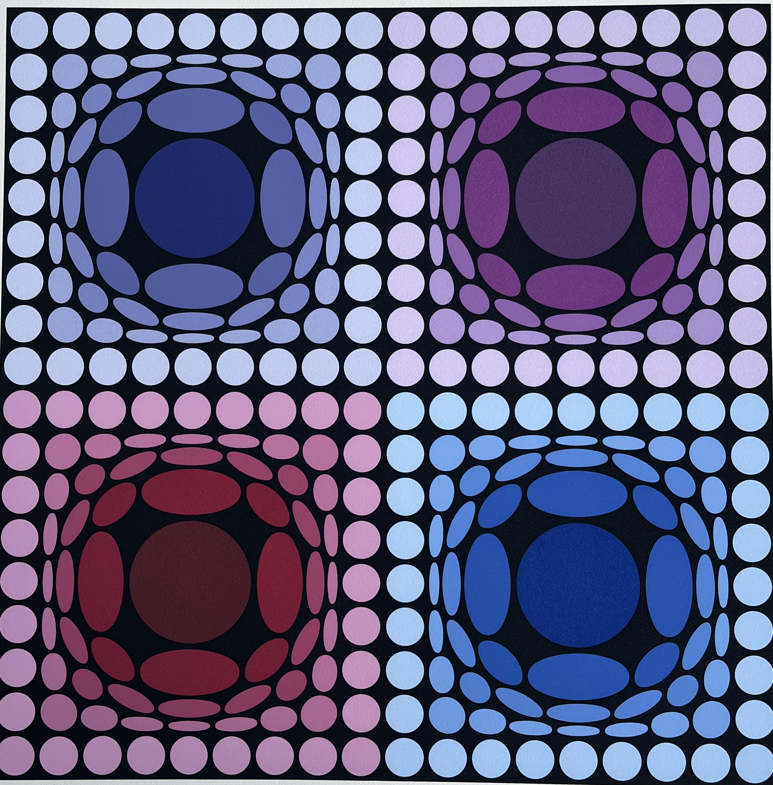 Vasarely, Victor: Stri-Arct II