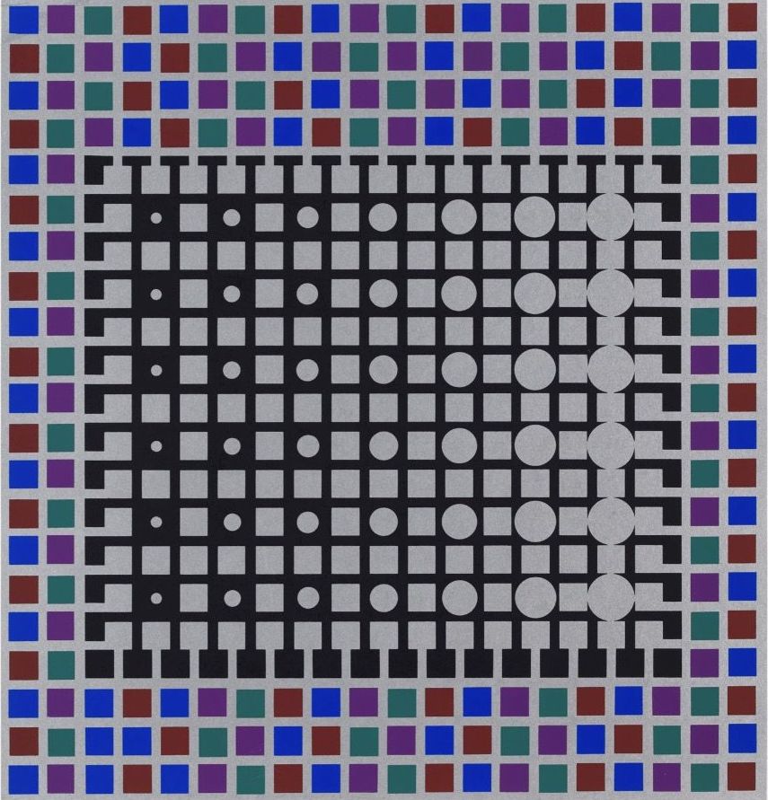 Vasarely, Victor: Hommage an Bartók