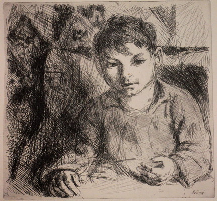 Szőnyi, István: Reading boy