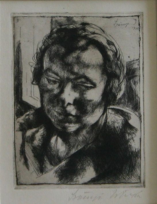 Szőnyi, István: Woman with tippet