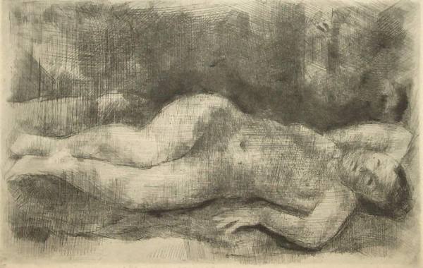 Szőnyi, István: Lying nude