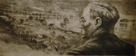 Szőnyi, István: Self-portrait in Zebegény