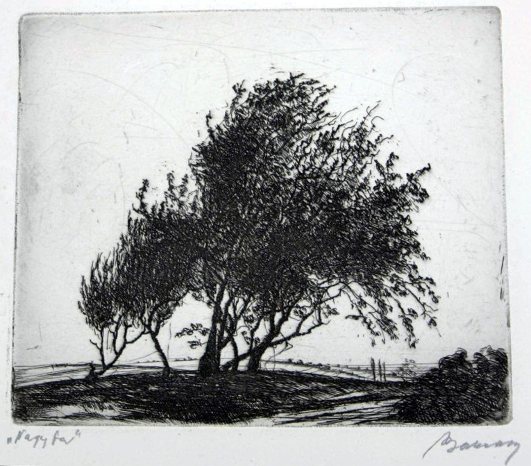 Barcsay, Jenő: Grosser Baum